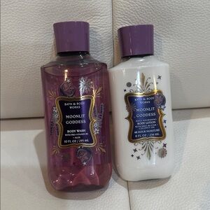 Bath and Body Works Moonlit Goddess Body Wash and Lotion Bundle Full Size